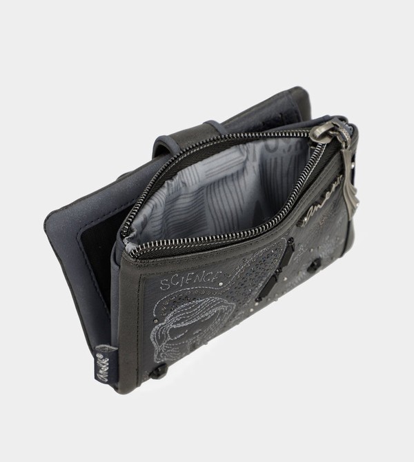 Anekke Studio Navy Blue Flexible Medium Rfid Geldbörse | 6097-TKZDA