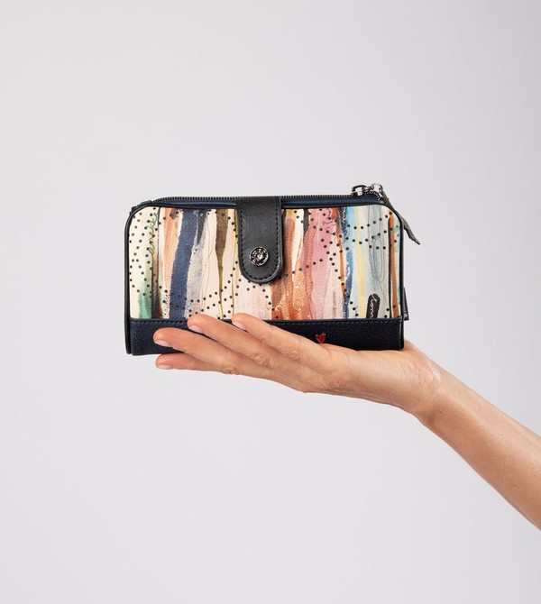 Anekke Studio Navy Blue Flexible Rfid Geldbörse | 8312-VSHLQ