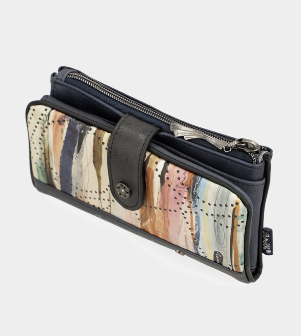 Anekke Studio Navy Blue Flexible Rfid Geldbörse | 8312-VSHLQ