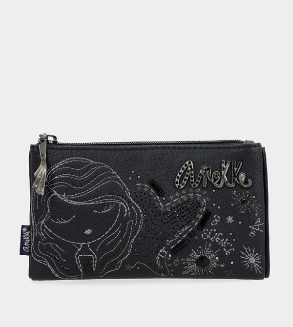 Anekke Studio Navy Blue Flexible Rfid Geldbörse | 8312-VSHLQ