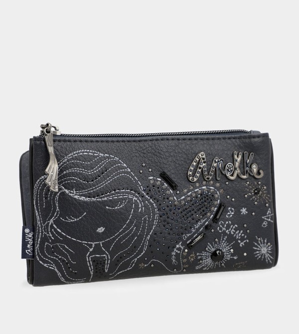 Anekke Studio Navy Blue Flexible Rfid Geldbörse | 8312-VSHLQ