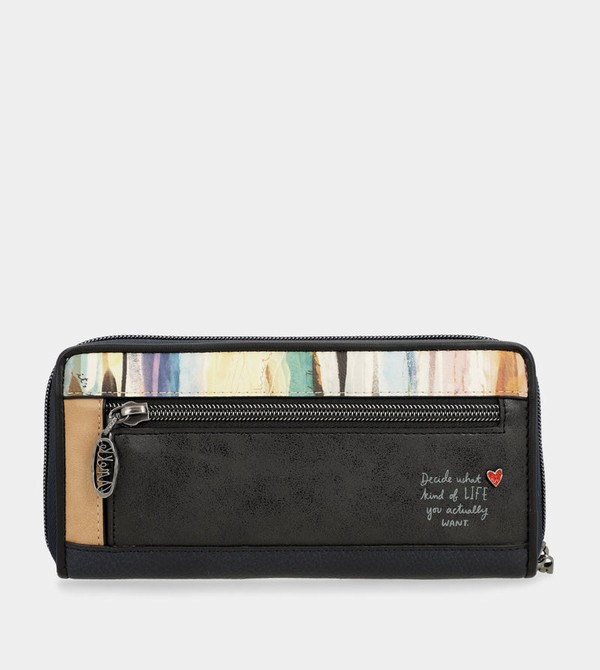 Anekke Studio Navy Blue Large Rfid Geldbörse | 5290-TCFOQ