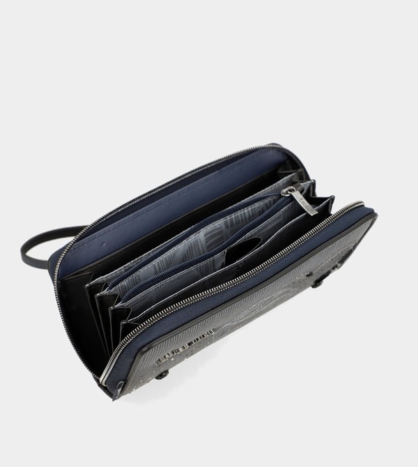 Anekke Studio Navy Blue Large Rfid Geldbörse | 5290-TCFOQ