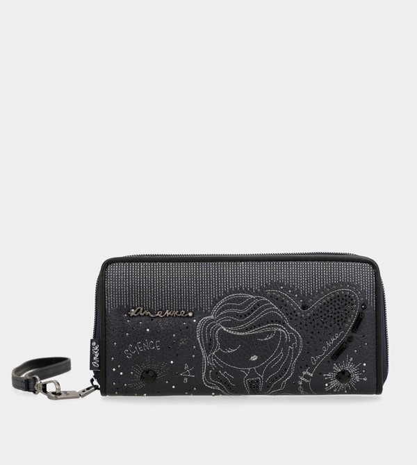 Anekke Studio Navy Blue Large Rfid Geldbörse | 5290-TCFOQ