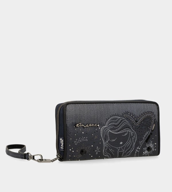 Anekke Studio Navy Blue Large Rfid Geldbörse | 5290-TCFOQ
