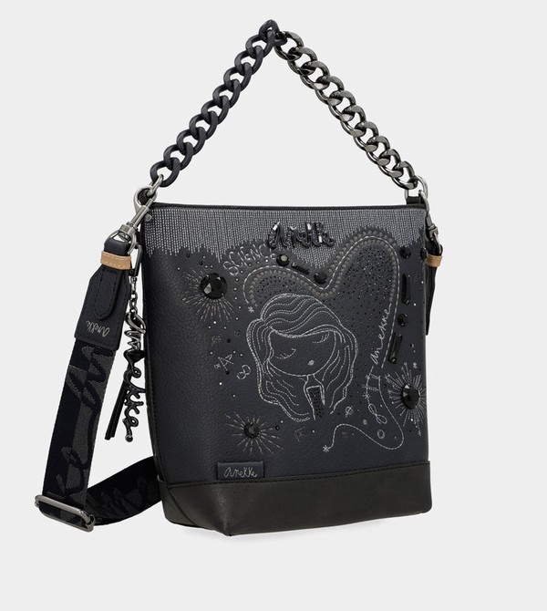 Anekke Studio Navy Blue Medium Umhängetasche | 1067-LEZXI