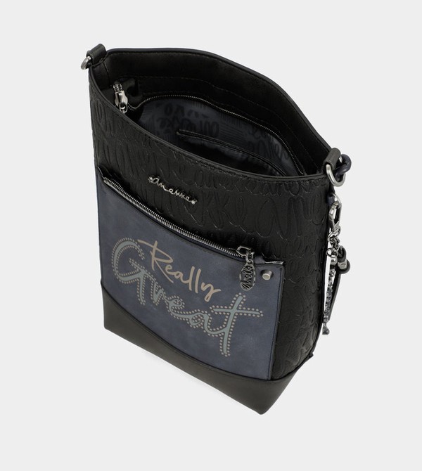 Anekke Studio Navy Blue Medium Umhängetasche | 1067-LEZXI
