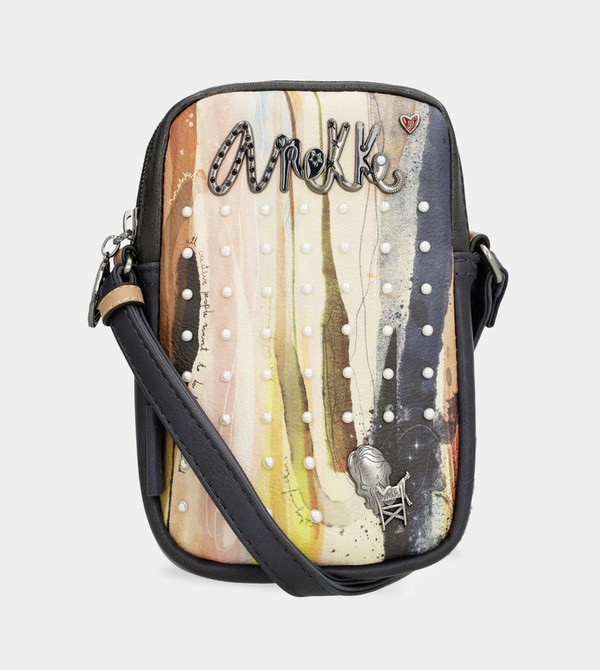 Anekke Studio Navy Blue Mini Umhängetasche | 2901-MAFLR