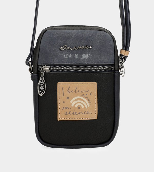 Anekke Studio Navy Blue Mini Umhängetasche | 2901-MAFLR