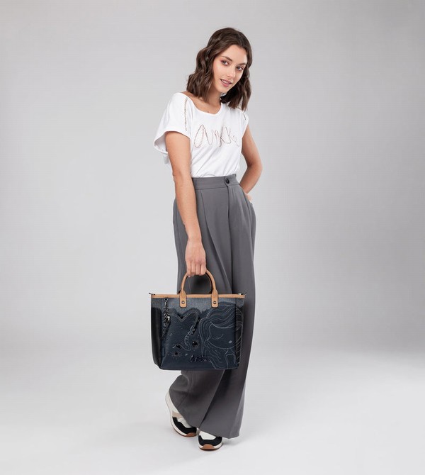 Anekke Studio Navy Blue Schultertasche | 6498-EMVJZ