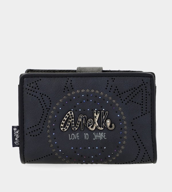 Anekke Studio Navy Blue Small Rfid Geldbörse | 8726-LQYKV