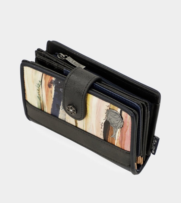 Anekke Studio Navy Blue Small Rfid Geldbörse | 8726-LQYKV
