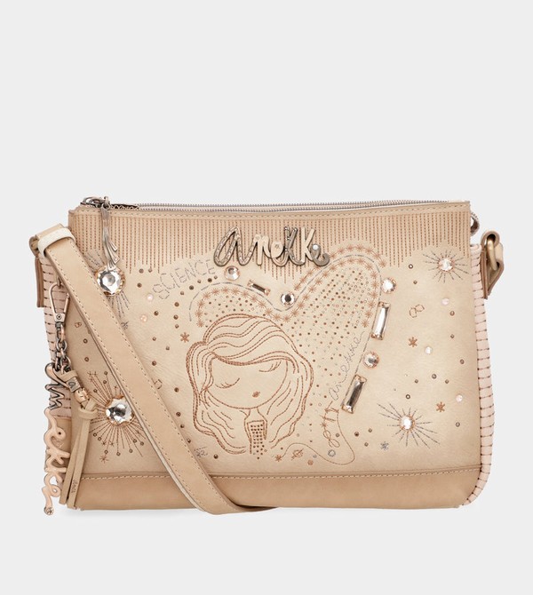 Anekke Studio Nude 3-compartment Umhängetasche | 7652-QRBDG