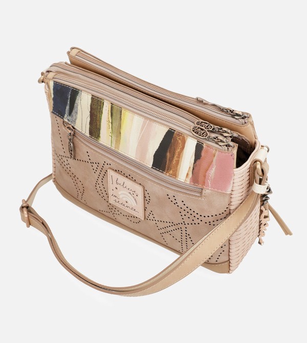 Anekke Studio Nude 3-compartment Umhängetasche | 7652-QRBDG