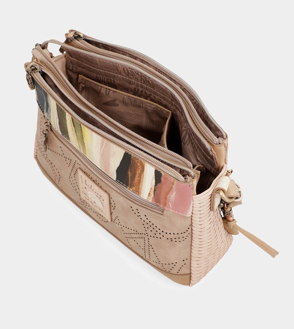 Anekke Studio Nude 3-compartment Umhängetasche | 7652-QRBDG