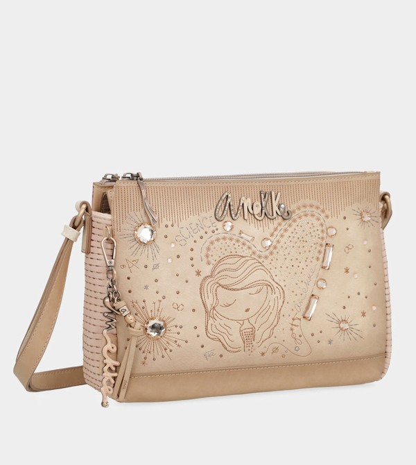 Anekke Studio Nude 3-compartment Umhängetasche | 7652-QRBDG
