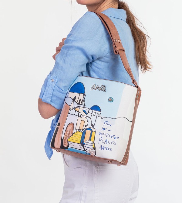 Anekke Sunrise Back Pocket Schultertasche | 6325-PBLKQ