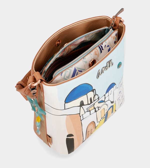 Anekke Sunrise Back Pocket Schultertasche | 6325-PBLKQ