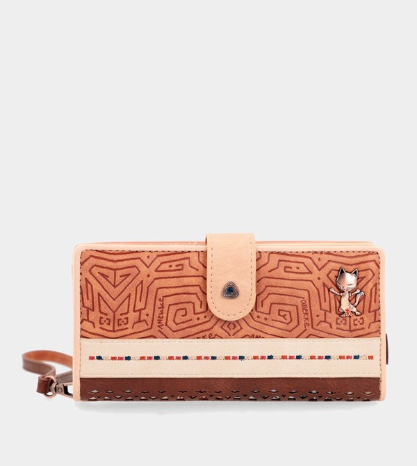 Anekke Tribe Large Brown Rfid Geldbörse | 9318-CZLAW