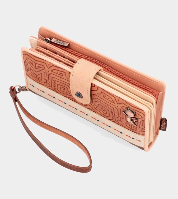 Anekke Tribe Large Brown Rfid Geldbörse | 9318-CZLAW