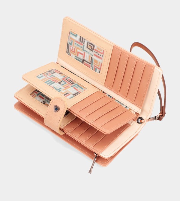 Anekke Tribe Large Brown Rfid Geldbörse | 9318-CZLAW