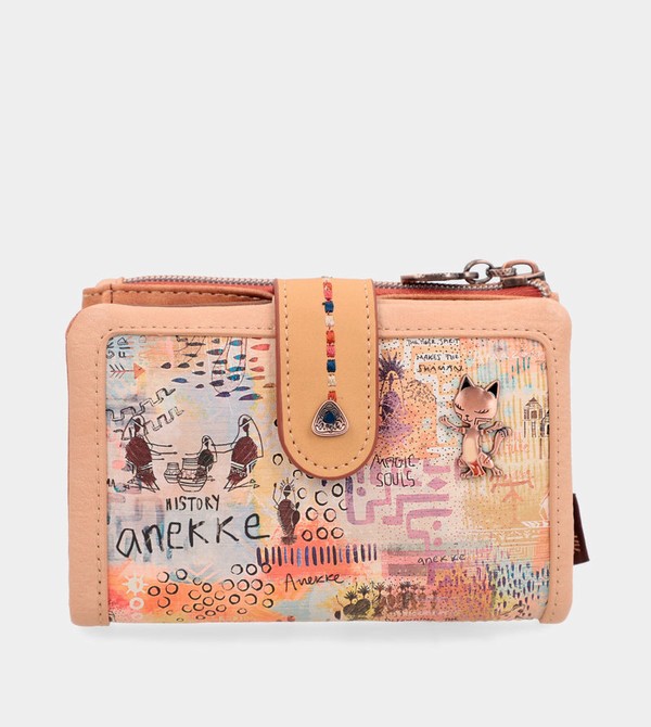 Anekke Tribe Medium Brown Rfid Geldbörse | 1497-VUQWI
