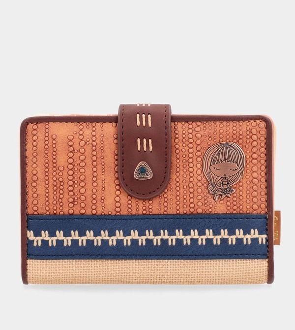 Anekke Tribe Medium Ethnic Print Rfid Geldbörse | 7023-UZIAQ