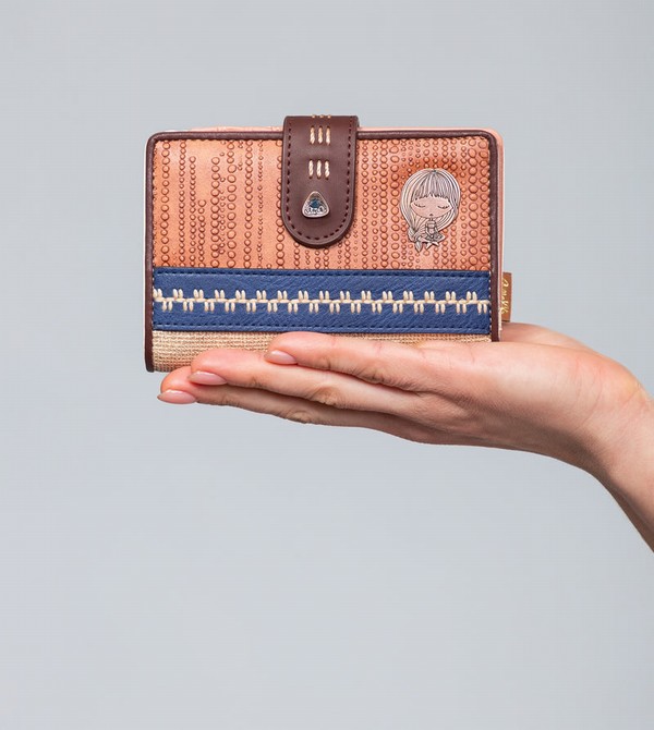 Anekke Tribe Medium Ethnic Print Rfid Geldbörse | 7023-UZIAQ