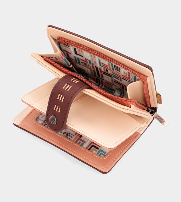 Anekke Tribe Medium Ethnic Print Rfid Geldbörse | 7023-UZIAQ