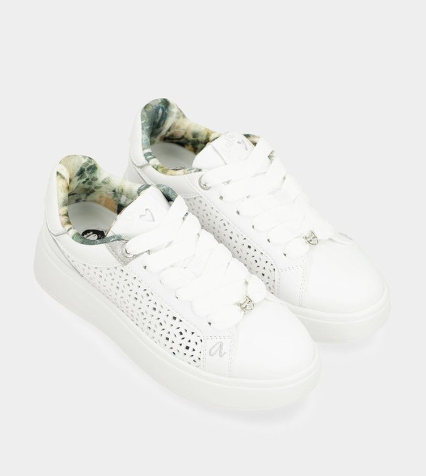 Anekke White Spotted Schuhe | 5369-BFGPO