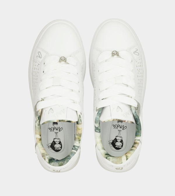 Anekke White Spotted Schuhe | 5369-BFGPO