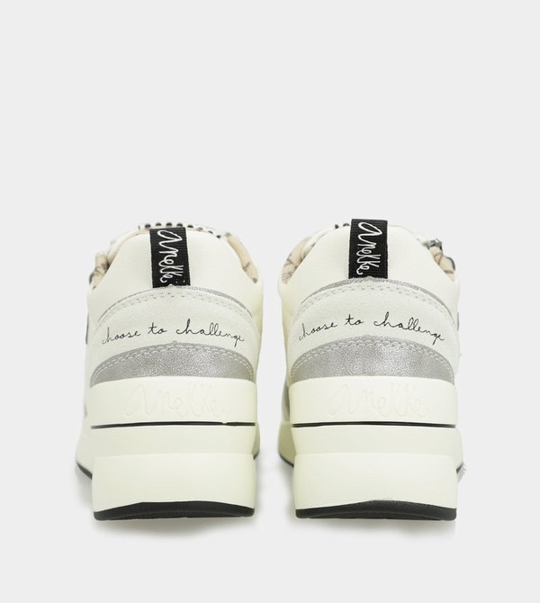 Anekke White Wedge With Polka Dots Schuhe | 8620-NJPVS